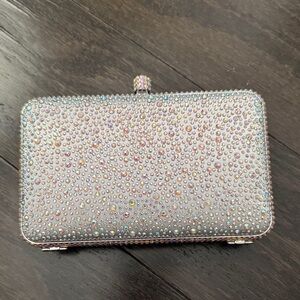 Dazzling Multicolor Rhinestone Clutch